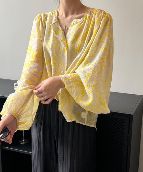 meadow light sheer blouse　　IR1638