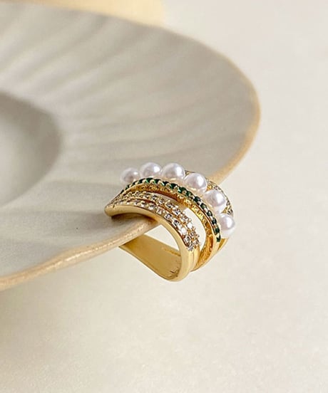 beaded ear cuff　　IR1371
