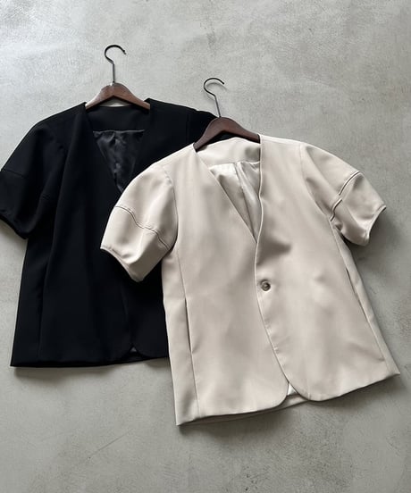 short puff sleeve jacket  /2color　　IR1615
