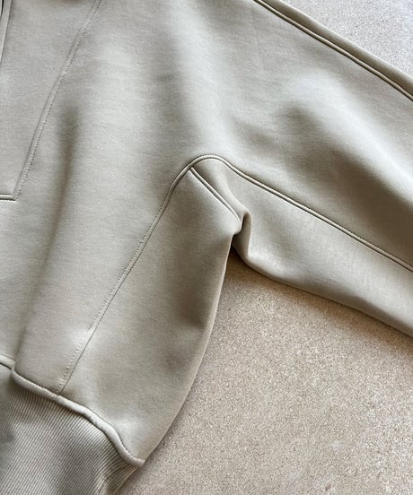 half zip short sweatshirt /3color　　IR1600