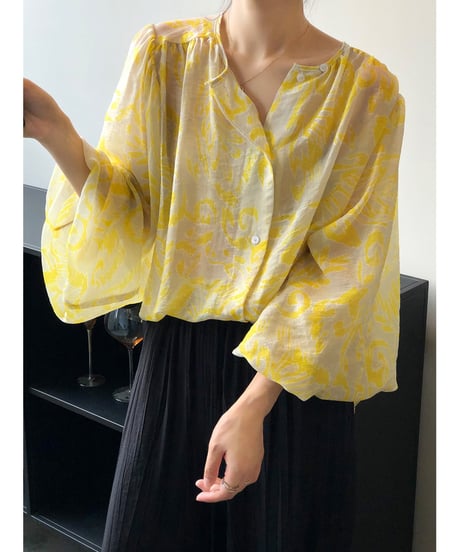 meadow light sheer blouse　　IR1638
