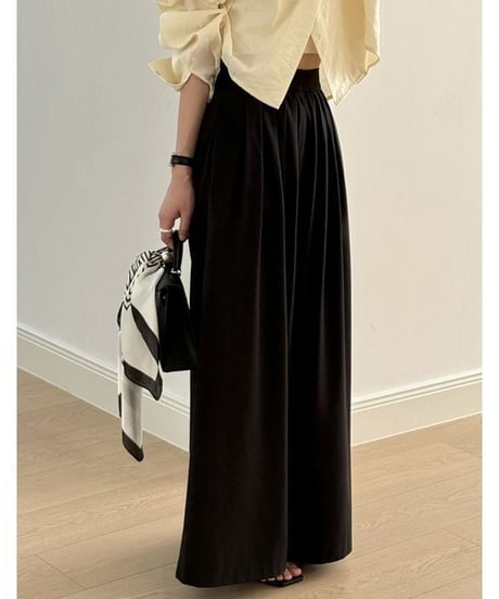 soft drape wide pants t /3color　　IR1646