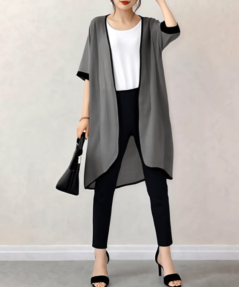 drape long cardigan /3color IR1679 | irumoon