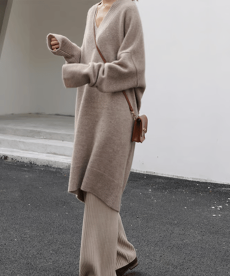 v-neck knit op　　IR1538