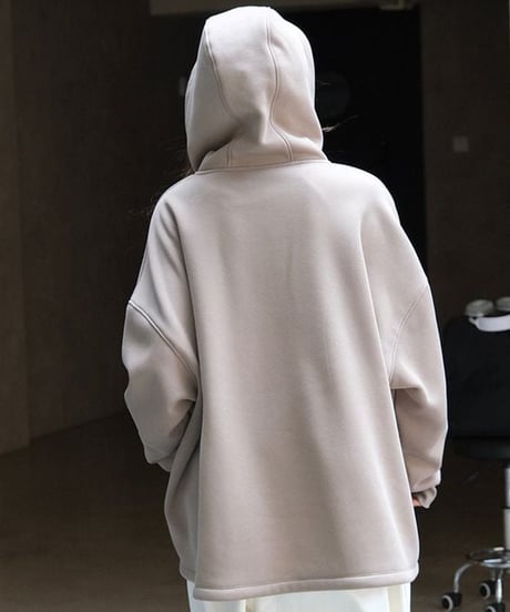double zipper hoodie /2color　　IR1517