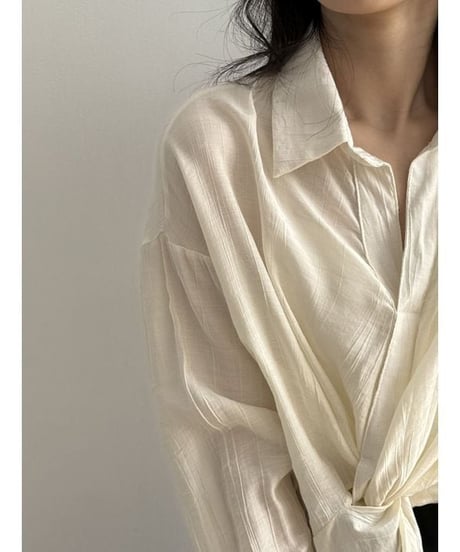 twist accent shirt /2color　　IR1663