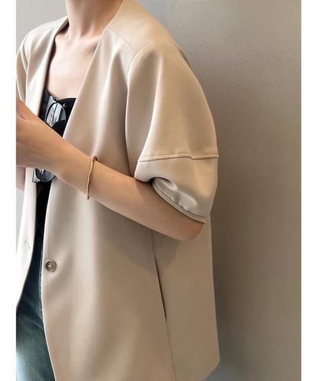 short puff sleeve jacket  /2color　　IR1615