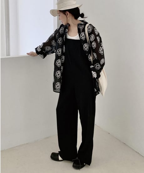 side slit overalls　　IR1354
