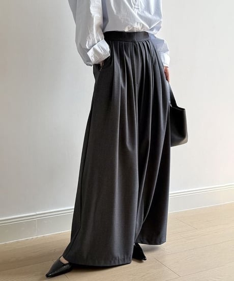 soft drape wide pants t /3color　　IR1646
