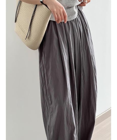 draped wide pants /4color　IR1623