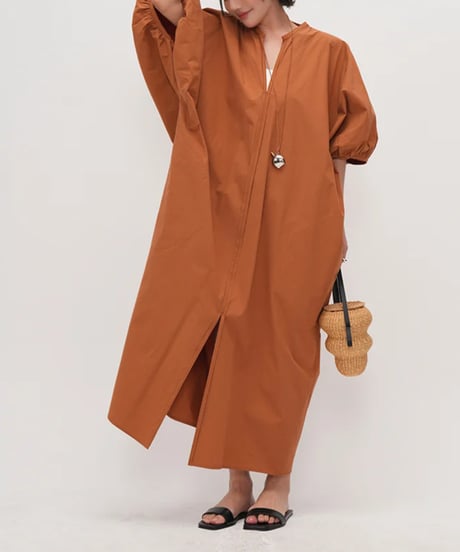 lantern sleeve design one-piece　　IR1673