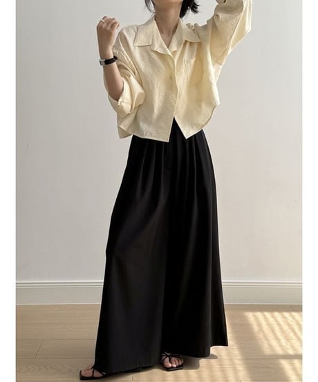 soft drape wide pants t /3color　　IR1646