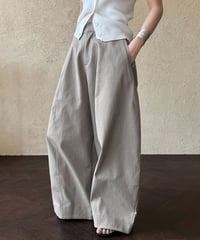 center seam wide pants /2color　　IR1654