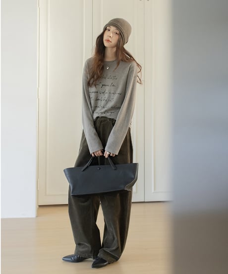 corduroy cotton casual pants /2color　IR1584