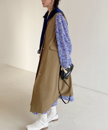 trench gilet　　IR1492