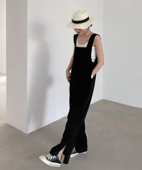 side slit overalls　　IR1354