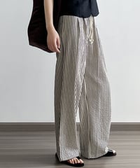 stripe wide-leg pants　　IR1431