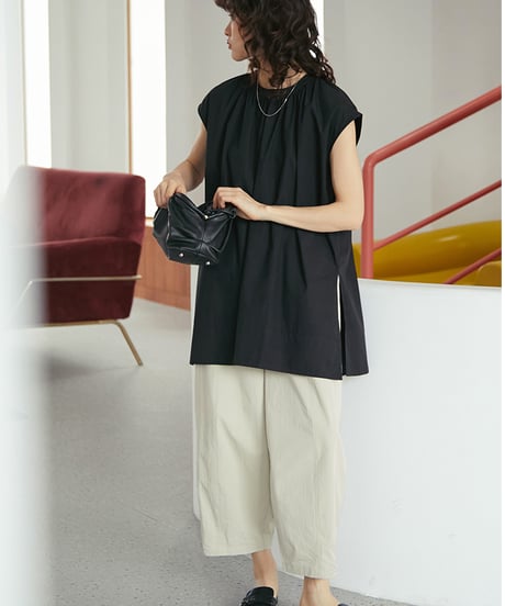 cotton cocoon pants　　IR1358