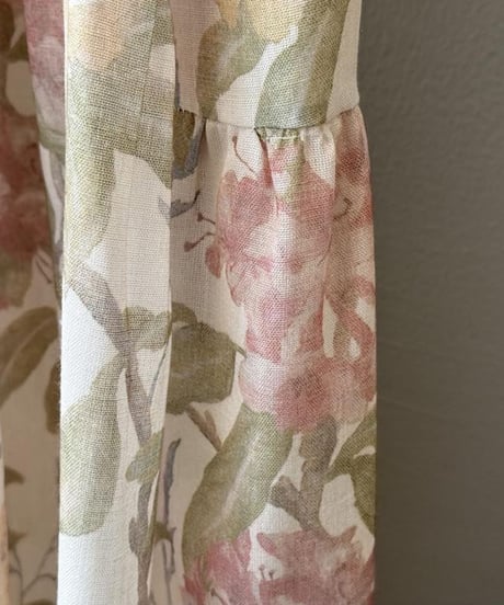 watercolor bloom onepiece /2color　　IR1670