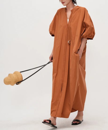 lantern sleeve design one-piece　　IR1673