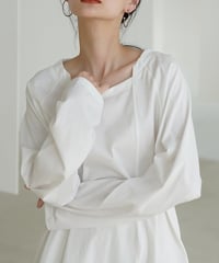 open neck design cutsew　　IR1592