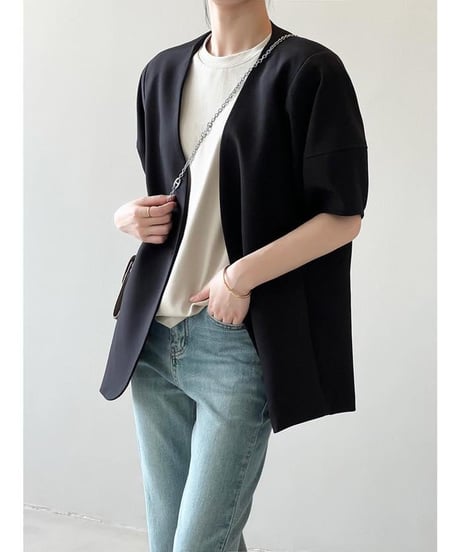 short puff sleeve jacket  /2color　　IR1615