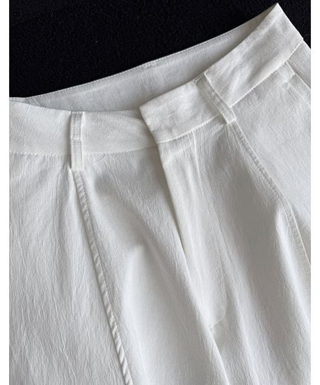 center seam wide pants /2color　　IR1654