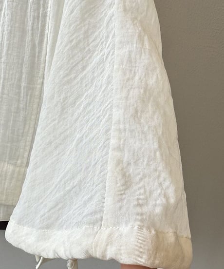 natural balloon sleeve blouse /2color　　IR1669