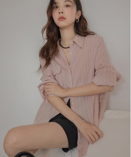 tucked high waist short pants　IR1382