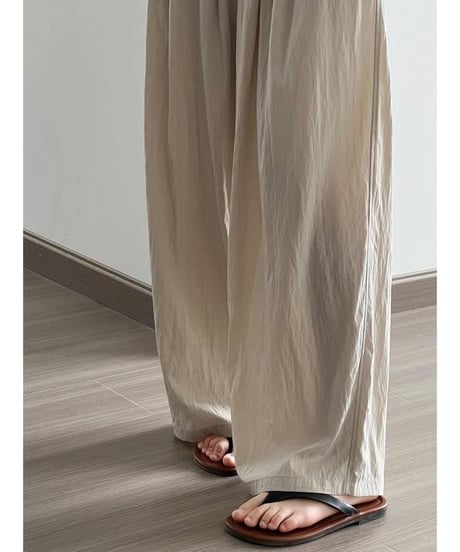 draped wide pants /4color　IR1623