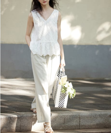 crochet peplum tops　　IR1444