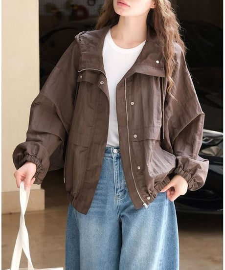 lightweight hood blouson /2color　　IR1516