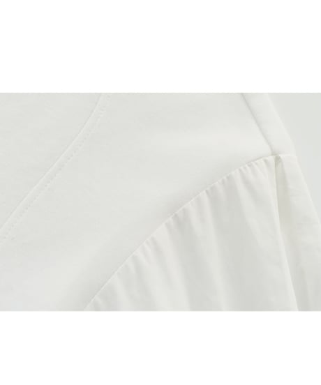 cuff stitch lantern sleeve shirt　　IR1603