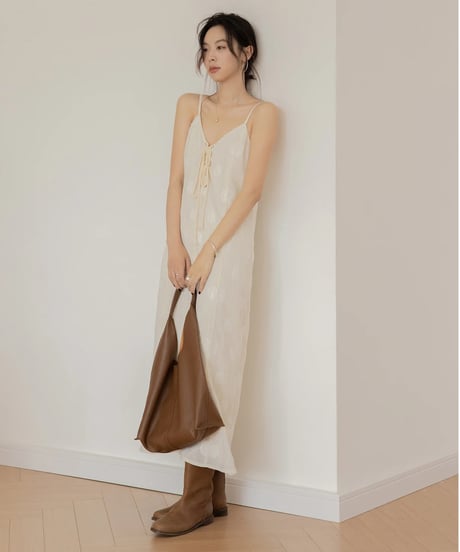 jacquard suspender dress　　IR1332