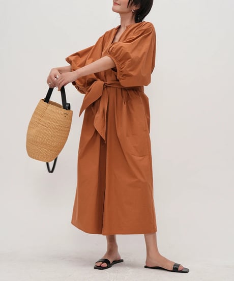 lantern sleeve design one-piece　　IR1673