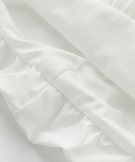 waist ribbon balloon skirt /2color　　IR1607