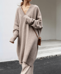 v-neck knit op　　IR1538