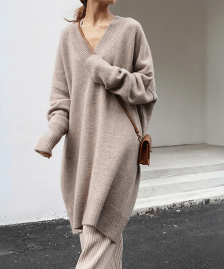 v-neck knit op　　IR1538