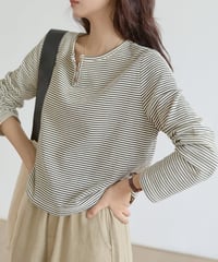 half placket border tops　　IR1528
