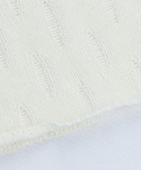 round neck mesh sheer knit　　IR1456