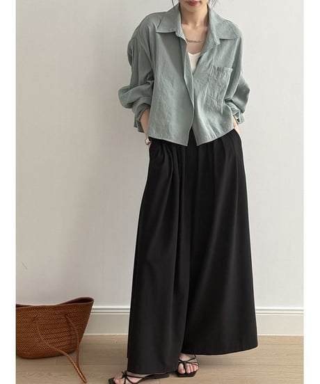 soft drape wide pants t /3color　　IR1646
