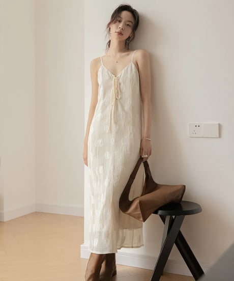 jacquard suspender dress　　IR1332