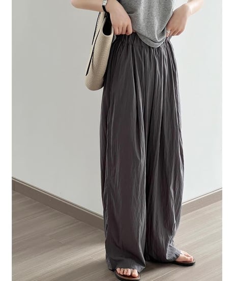draped wide pants /4color　IR1623