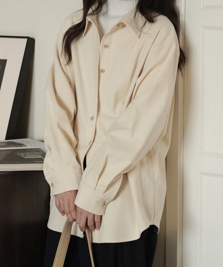 corduroy loose shirt　　IR1572