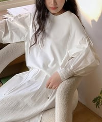 tucked sleeve pullover　　IR1658