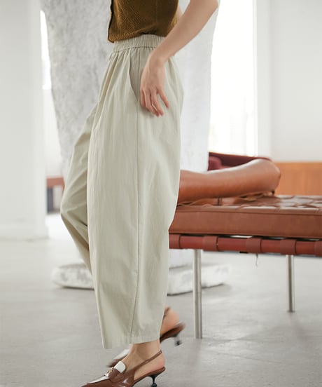 cotton cocoon pants　　IR1358