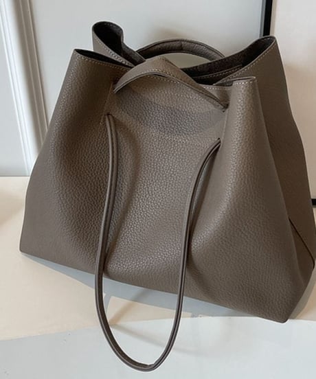 square tote shoulder bag+pouch set　　IR1598