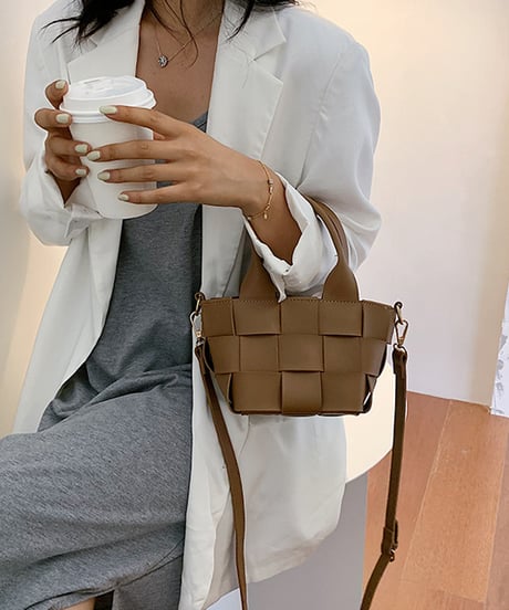 wide mesh mini shoulder bag　　IR1362