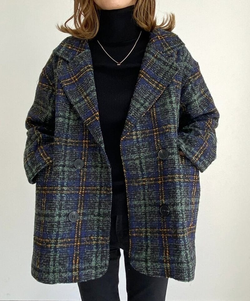 tweed middle length coat /2color IR1542 | irumoon