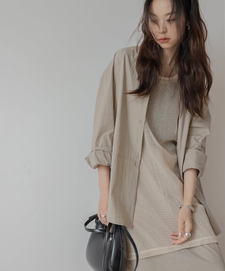 mesh knit one piece　　IR1384